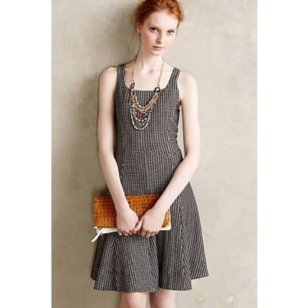 Anthropologie Bordeaux Knit Dress